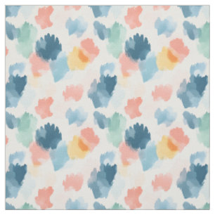 Abstracte Boho Rainbow Paint Splotches Stof