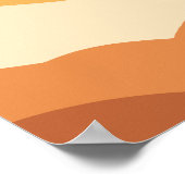 Abstracte Boho Terracotta Earth Tones Landscape Su Poster (Hoek)