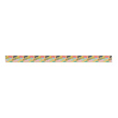 Abstracte Boho Tropical Palm Leaves Grosgrain Lint (Voorkant)