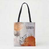 Abstracte Boho verlaat Tas (Voorkant)