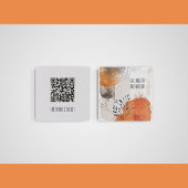 Abstracte Boho verlaat visitekaartje Contactkaartje