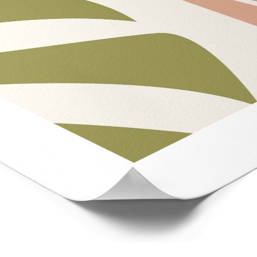 Abstracte Boho Vrouw Face Print (Hoek)