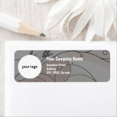 Abstracte Boho Warm minimalistische stijl Etiket (Insitu)