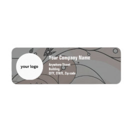 Abstracte Boho Warm minimalistische stijl Etiket