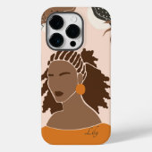 Abstracte Boho Woman Illustration, Boho Chic Case-Mate iPhone Case (Achterkant)