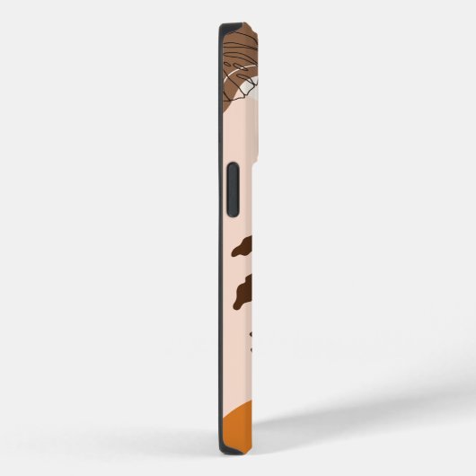 Abstracte Boho Woman Illustration, Boho Chic Case-Mate iPhone Case (Achterkant / Rechts)