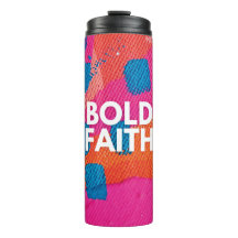 Abstracte Bold Faith Inspirerend Tumbler