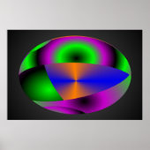 Abstracte bollen poster (Voorkant)