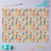 Abstracte Bollywood dansers Tissuepapier (Craft)