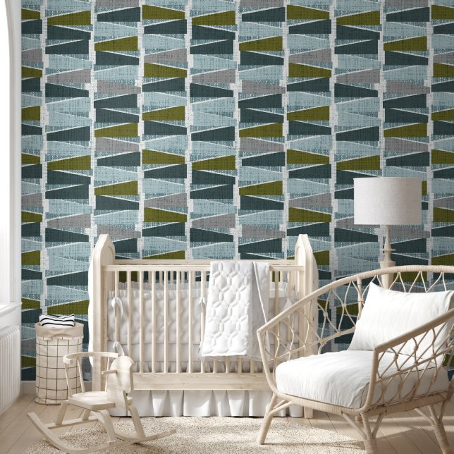 Abstracte bomen behang (Kinderen)