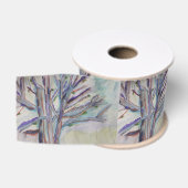 Abstracte bomen grosgrain lint (Spoel)