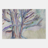 Abstracte bomen inpakpapier vel (Voorkant 3)