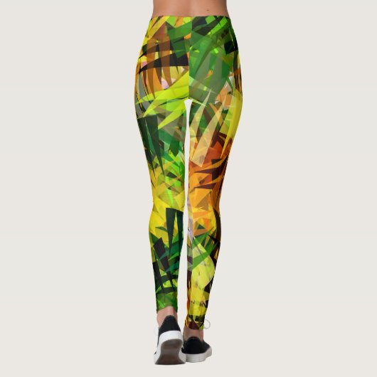 ABSTRACTE BOMEN LEGGINGS (Achterkant)