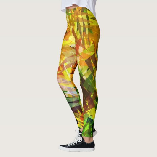 ABSTRACTE BOMEN LEGGINGS (Links)