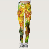 ABSTRACTE BOMEN LEGGINGS (Voorkant)