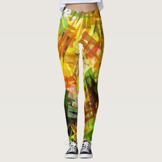ABSTRACTE BOMEN LEGGINGS (Voorkant)