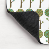 Abstracte bomen Multiples Mousepad Muismat (Hoek)