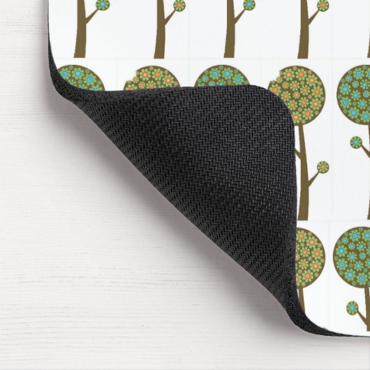 Abstracte bomen Multiples Mousepad Muismat (Hoek)