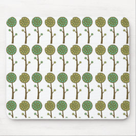 Abstracte bomen Multiples Mousepad Muismat