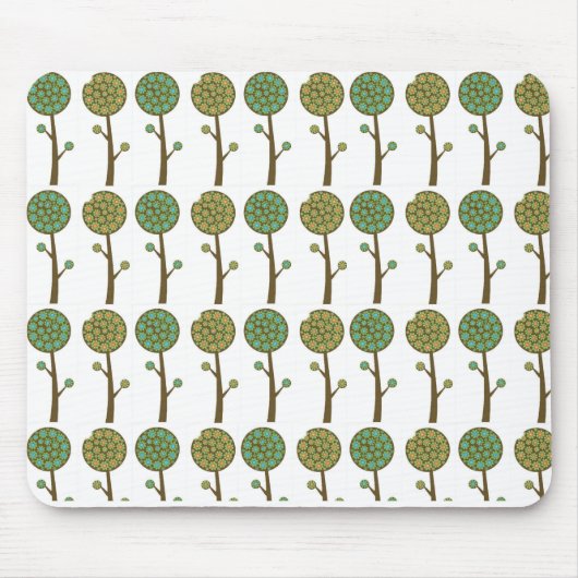 Abstracte bomen Multiples Mousepad Muismat (Voorkant)