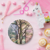 ABSTRACTE BOMEN PAPIEREN BORDJE (Feest)