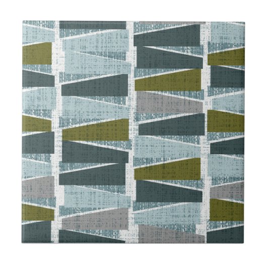 Abstracte bomen tegeltje (Voorkant)