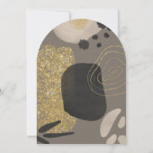 Abstracte boogfoto verjaardag elke leeftijd kaart (Achterkant)