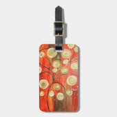 Abstracte boom AcrylBagagelabel Bagagelabel (Voorkant verticaal)