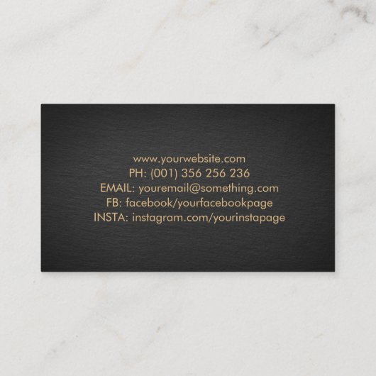 Abstracte boom - kleurrijke platter visitekaartje (Achterkant)