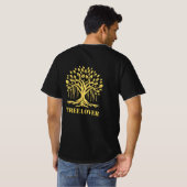 Abstracte Boom met Zon T-Shirt Ontwerp (Achterkant volledig)