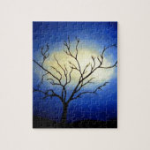 Abstracte boom - moderne kunst legpuzzel (Verticaal)