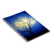 Abstracte boom - moderne kunst notitieboek (Rechterzijde)