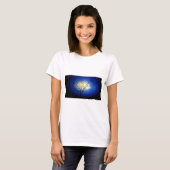 Abstracte boom - moderne kunst t-shirt (Voorkant volledig)