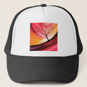 Abstracte boom - moderne kunst trucker pet