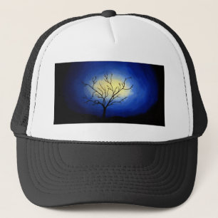 Abstracte boom - moderne kunst trucker pet