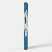 Abstracte boom op blauwe achtergrond Case-Mate iPhone case (Achterkant / Rechts)
