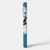 Abstracte boom op blauwe achtergrond Case-Mate iPhone case (Achterkant / Links)