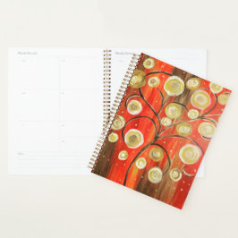 Abstracte Boom Spiral Planner