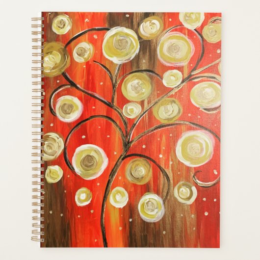 Abstracte Boom Spiral Planner (Voorkant)