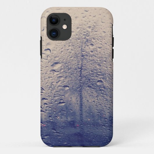 Abstracte boomfoto van regenachtig venster Case-Mate iPhone case (Achterkant)