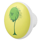 Abstracte boomkeramische knop (Rechts)