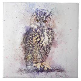 Abstracte boomkor tegeltje