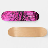 Abstracte boomkunst persoonlijk skateboard (Horizontaal)