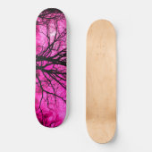 Abstracte boomkunst persoonlijk skateboard (Voorkant)