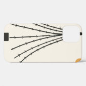 Abstracte boommaan Case-Mate iPhone case (Achterkant (horizontaal))