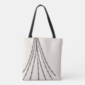 Abstracte boommaan tote bag (Achterkant)