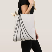 Abstracte boommaan tote bag (Dichtbij)