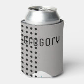 Abstracte boorbewegingen blikjeskoeler (Blikje Voorkant)