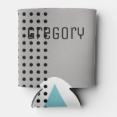 Abstracte boorbewegingen blikjeskoeler (Voorkant)