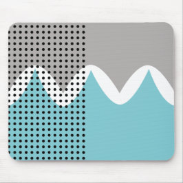 Abstracte boorbewegingen muismat